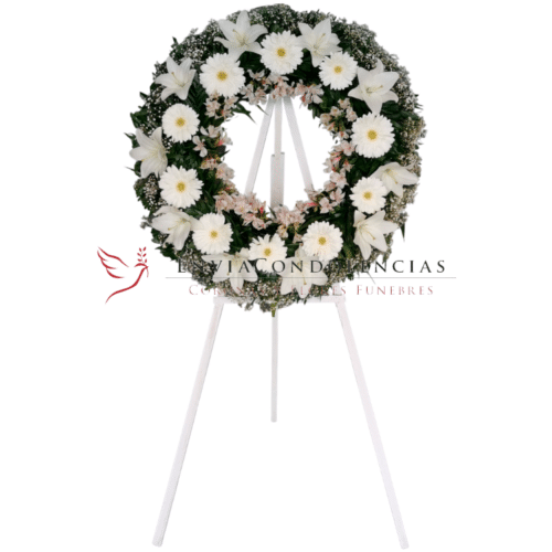 Corona Fúnebre: Ángel Celestial