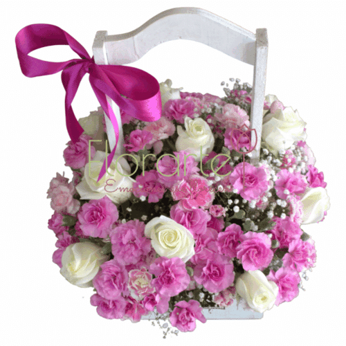 Canasta Blancura de Princesa 3LOG Envía flores a la CDMX