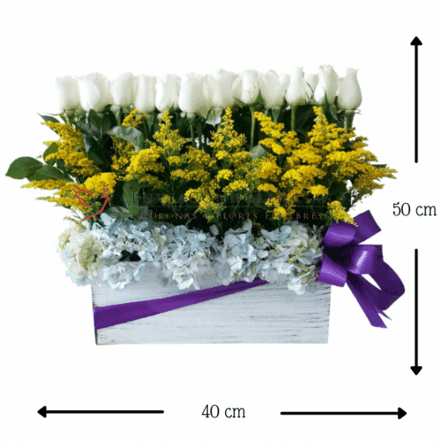 Arreglo de condolencias Jardín de la Memoria 2MED Envía flores a la CDMX