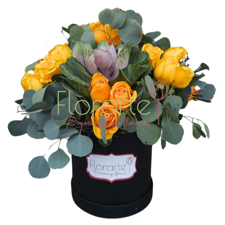 Caja de Flores Yellow Encanto