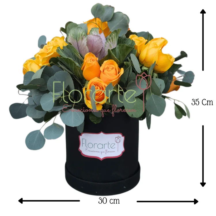 Caja de Flores Yellow Encanto - Imagen 2