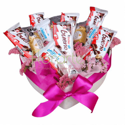 Corazón Floral: ChocoCariño