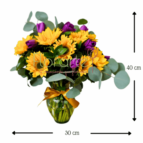 Arreglo Floral Besos de FelicidadMED