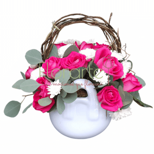 Arreglo Floral Bolsa de Paz y CariñoLOG