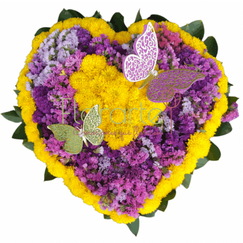 Arreglo Floral: Corazón de Madre