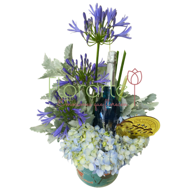 Arreglo Floral: Cubeta de Héroe