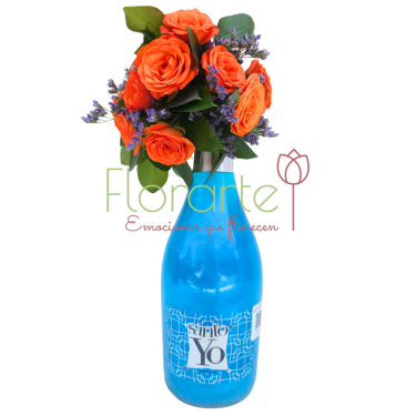 Arreglo Floral: Santo Yo Blue