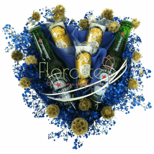 Corazón Floral: Enrredo de Heineken