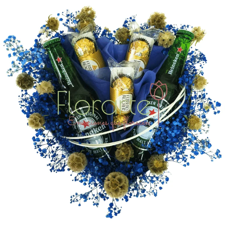 Corazón Floral: Enrredo de Heineken