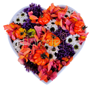 Corazón Floral: Halloween Amor Eterno