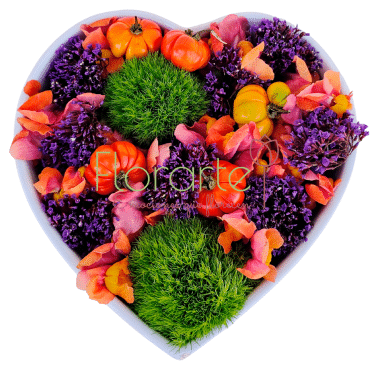 Corazón Floral: Halloween Colors