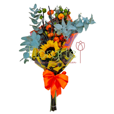 Ramo Floral Sol en Halloween