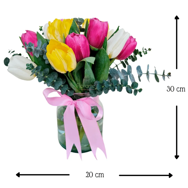 Arreglo Floral: Besos Multicolor - Imagen 3