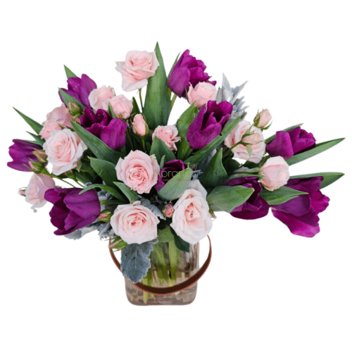 Arreglo Floral Besos al Atardecer 1LOG