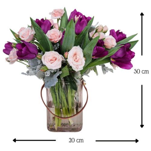 Arreglo Floral Besos al AtardecerMED