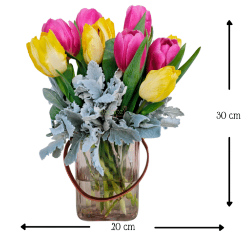 Arreglo Floral Bolsa MulticolorMED