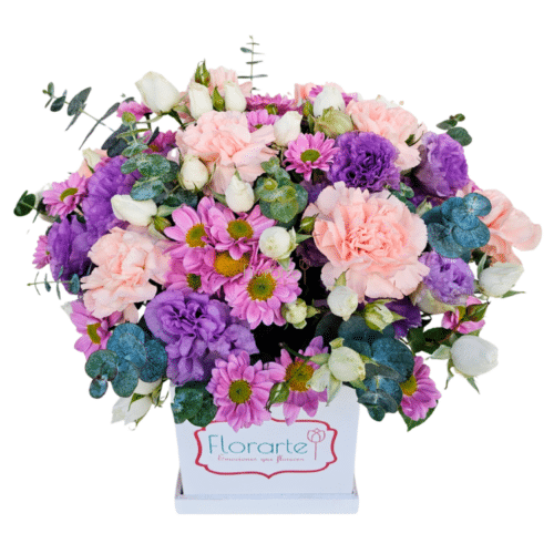 Caja Floral Flores, Estrellas y tu Mirada 1LOG