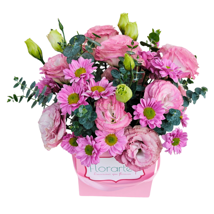Caja Floral Luna Rosa 1LOG