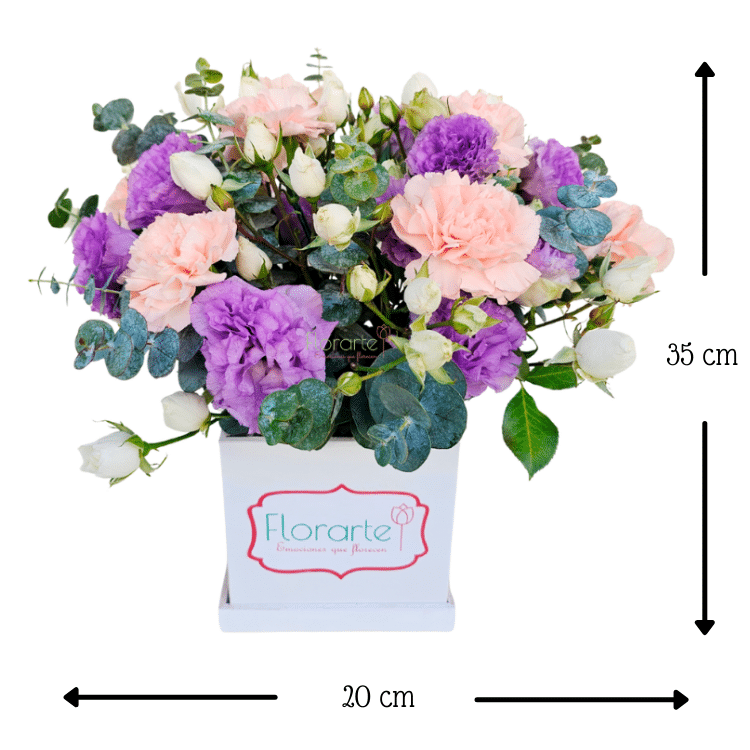Caja Floral Tiernas MejillasMED
