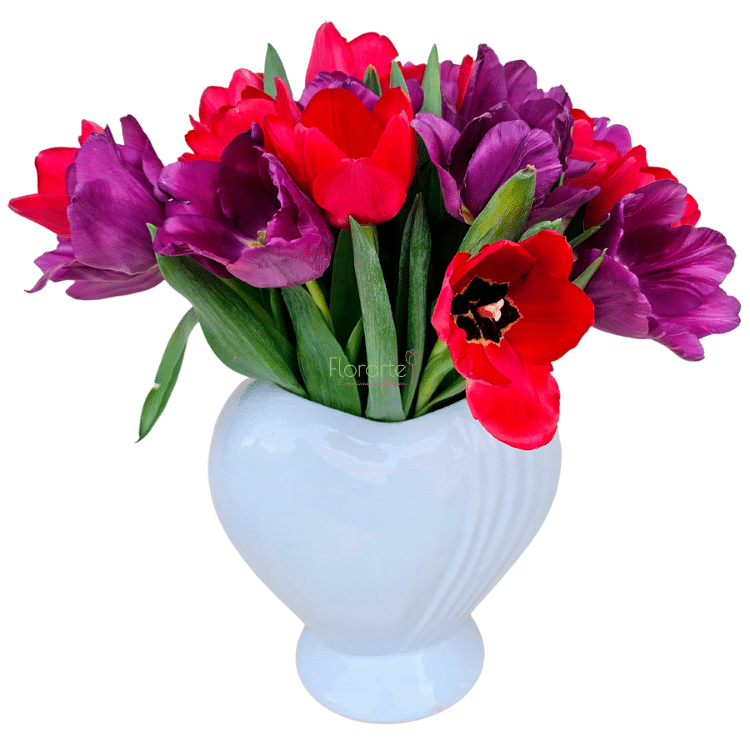 Corazón Floral Complice del AmorLOG