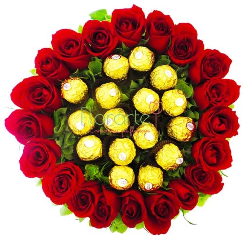 Nido Rosas y Chocolates