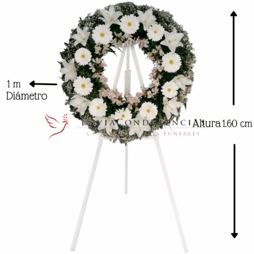 Corona Fúnebre: Ángel Celestial