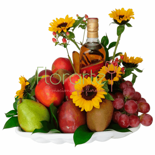 Caminante entre Girasoles