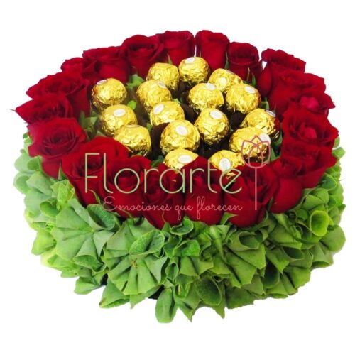 Nido Rosas y Chocolates