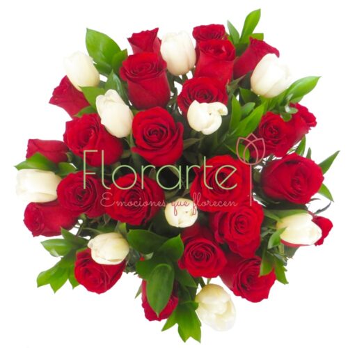 Línea Bouquet Lunares Blancos Línea Bouquet Lunares Blancos