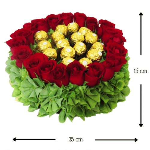 Nido Rosas y Chocolates